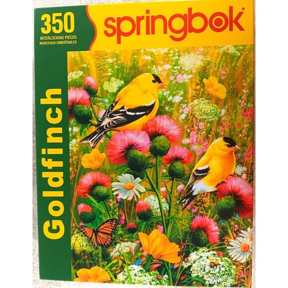 Goldfinches 350 Piece Puzzle by Springbok - Picture 1 of 3